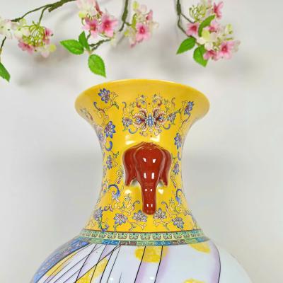 BÌNH TAI VOI HỌA TIẾT THẬP NHỊ KIM THOA